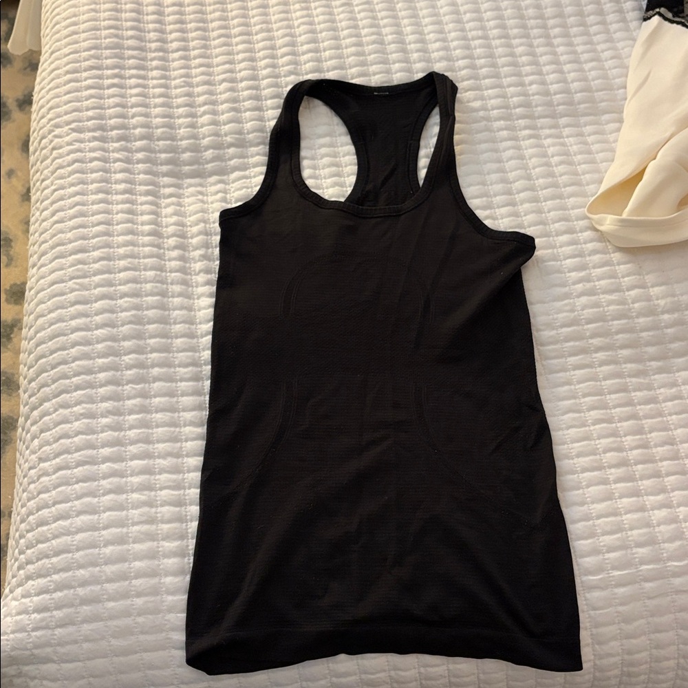 Black Racerback Tank Top